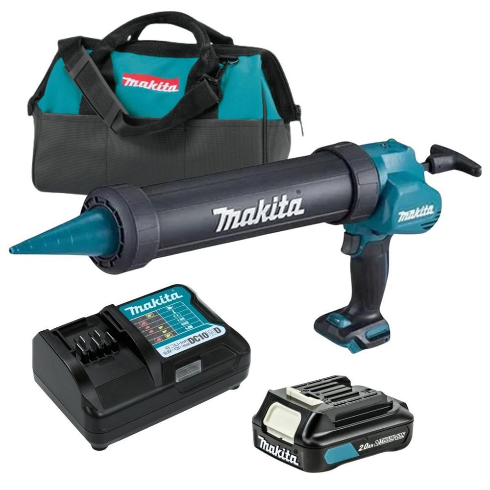 Foto 2 pulgar | Pistola Calafateadora Makita + Batería 2.0ah 12v + Maleta