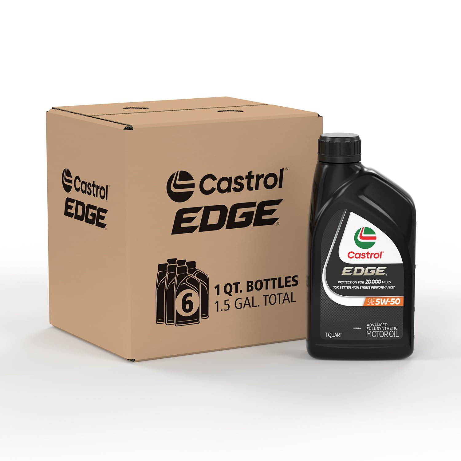 Foto 2 pulgar | Aceite De Motor Castrol Edge 5w-50 Advanced, Totalmente Sintético, 6 Litros - Venta Internacional.