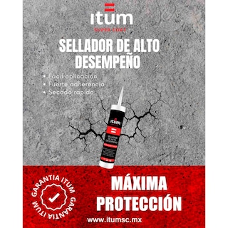 Foto 2 | Sellador Itum De Alto Desempeñado De Poliuretano Blanco 298ml
