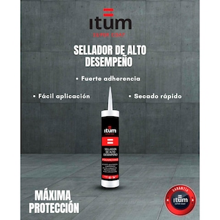 Foto 4 | Sellador Itum De Alto Desempeñado De Poliuretano Blanco 298ml