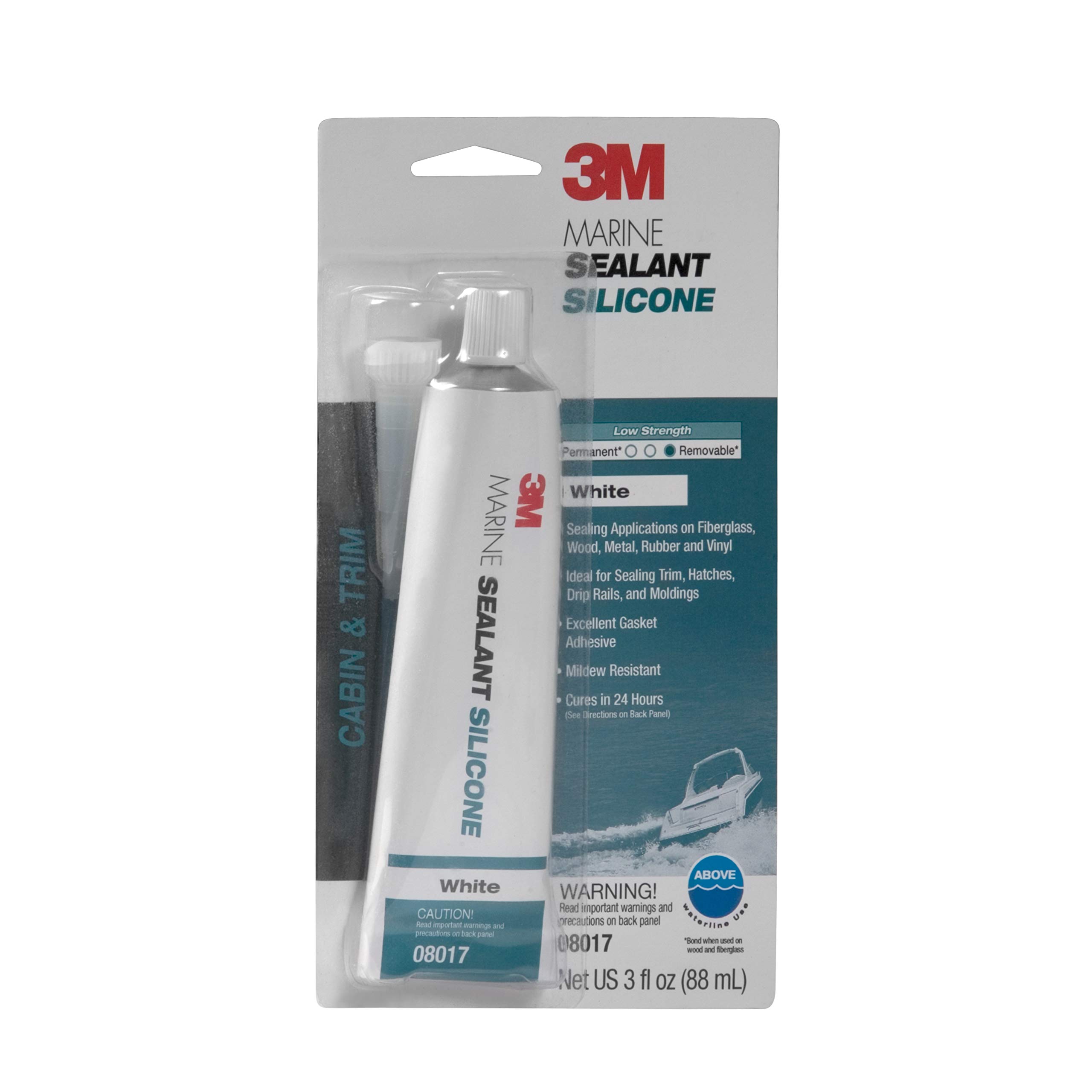 Foto 2 pulgar | Sellador De Silicona 3m Marine Grade, Blanco, 90 Ml - Venta Internacional.