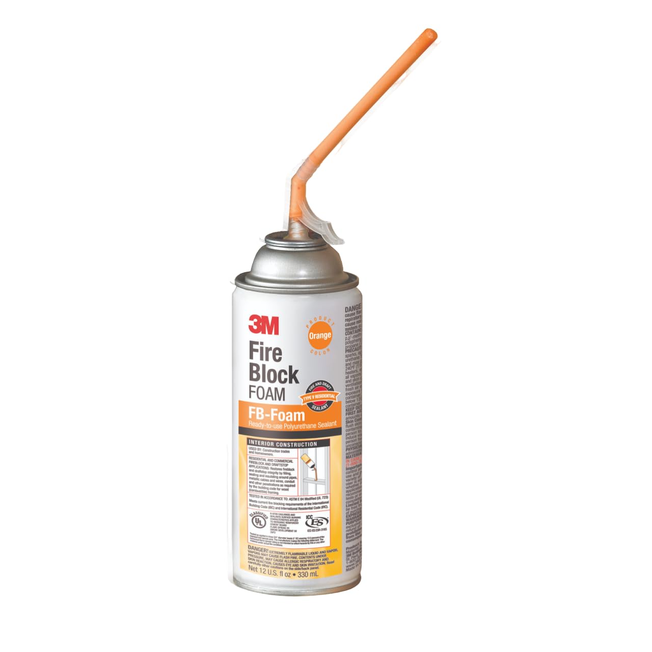 Foto 2 pulgar | Fire Block Foam 3m Fb-foam, Lata De 350 Ml, Color Naranja - Venta Internacional.