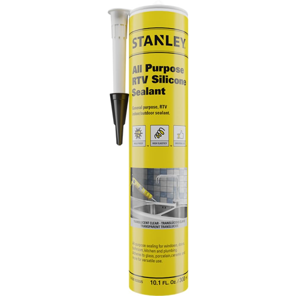 Foto 1 | Sellador De Silicona Stanley Multiusos Rtv 300 Ml Translúcido - Venta Internacional.
