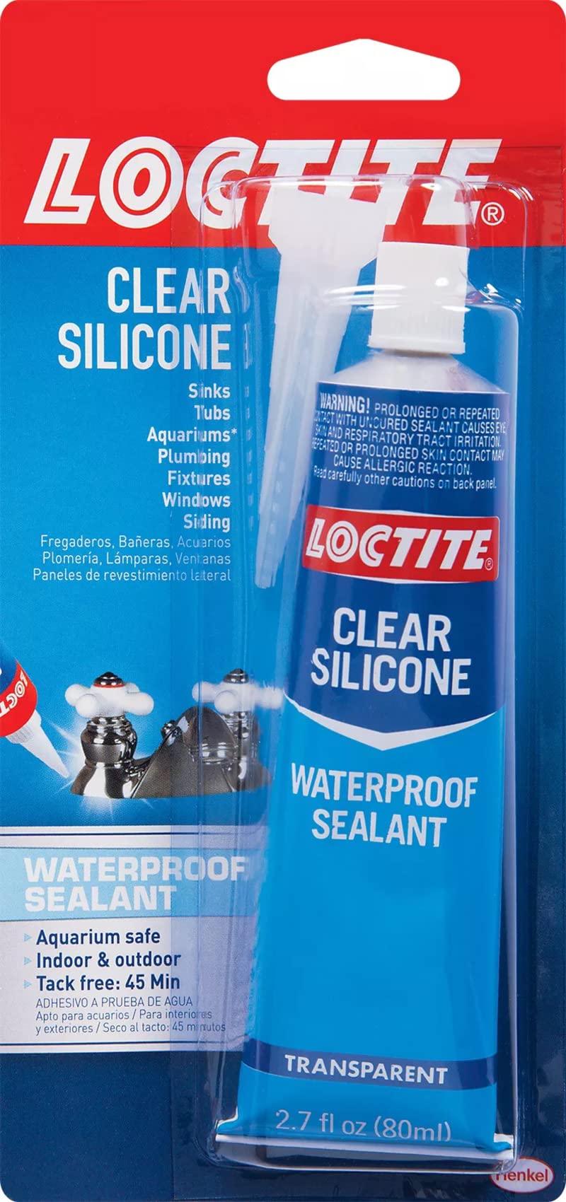 Sellador De Silicona Loctite Clear  Tubo De 80 Ml  6 Unidades  Impermeable - Venta Internacional.