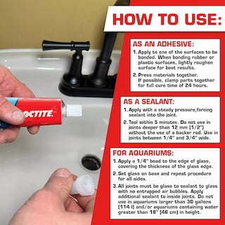 Foto 2 | Sellador De Silicona Loctite Clear Tubo De 80 Ml 6 Unidades Impermeable - Venta Internacional.