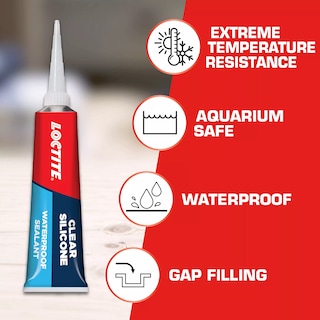 Foto 4 | Sellador De Silicona Loctite Clear Tubo De 80 Ml 6 Unidades Impermeable - Venta Internacional.