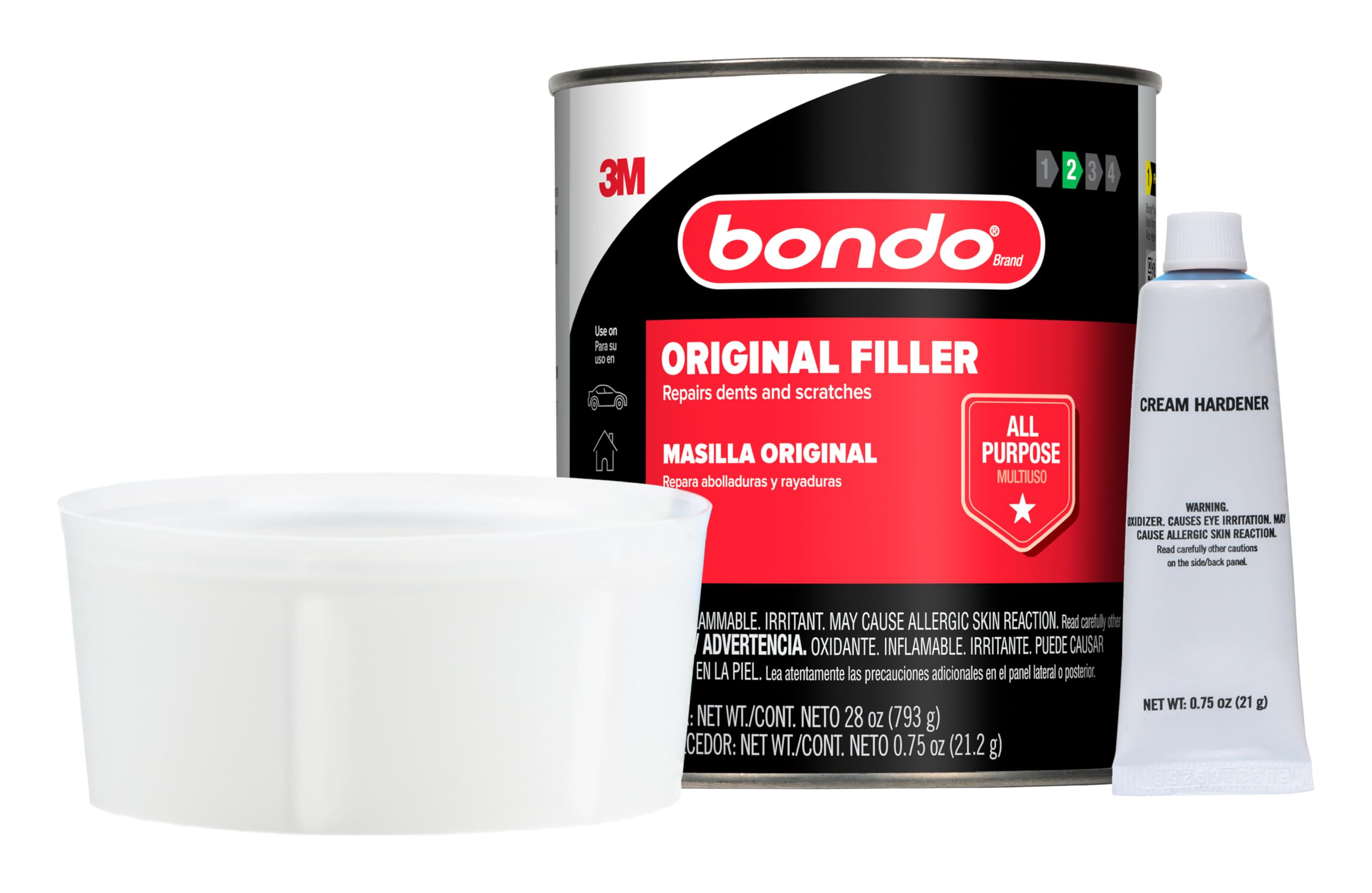 Foto 1 | Relleno Corporal Bondo Original Formula 710 G + Endurecedor 22 Ml 3m - Venta Internacional.