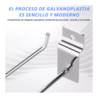 Foto 3 | Ganchos Belug para Panel 60 Piezas