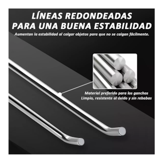 Foto 3 | Ganchos Belug para Panel 30 Piezas