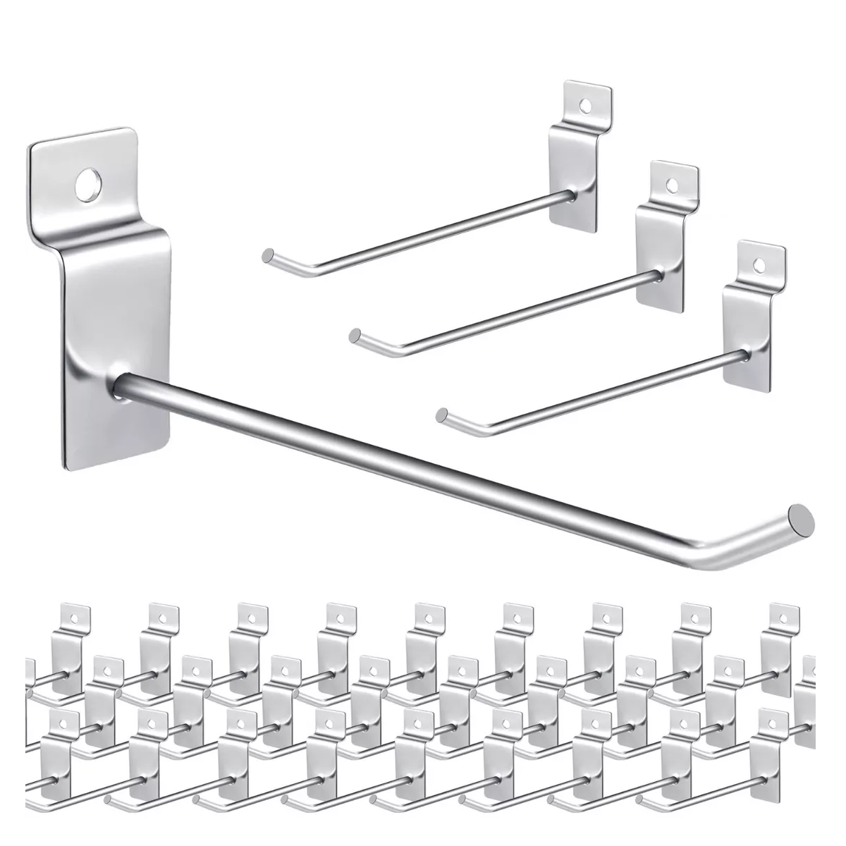 Foto 1 | Gancho Blister Panel Ranurado  15cm  Eo Safe Imports Esi-11489 Plata 40 Piezas