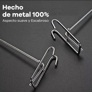 Foto 4 | Gancho Panel Ranurado Exhibipanel 15cm 40pzs Eo Safe Imports Esi-14847 Plata
