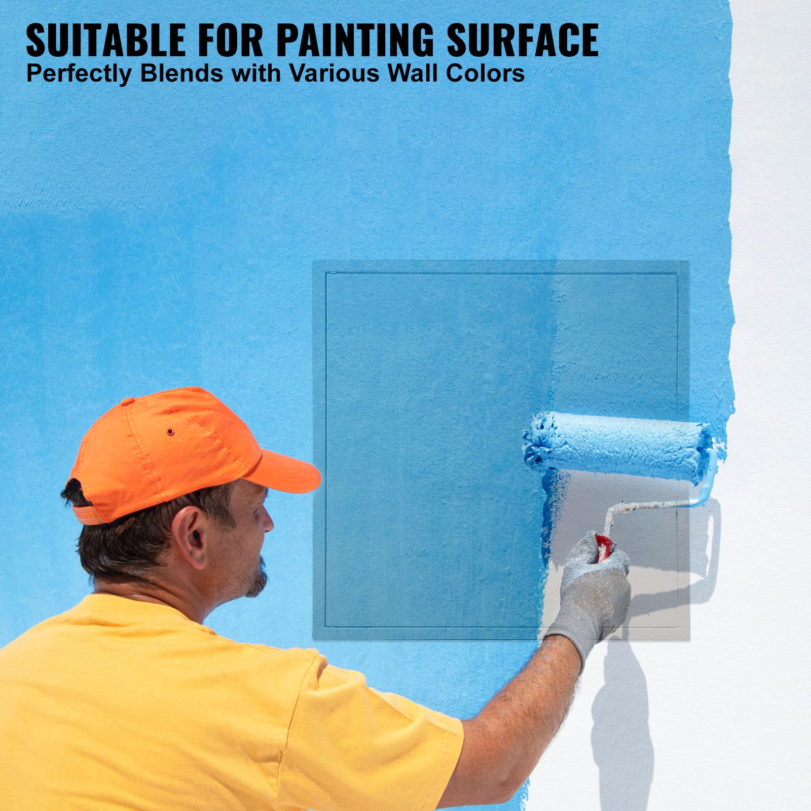 Foto 5 | Panel De Acceso Vevor Metal De 60 X 60 Cm Para Plafones Y Paneles De Yeso, Color Plateado - Venta Internacional.