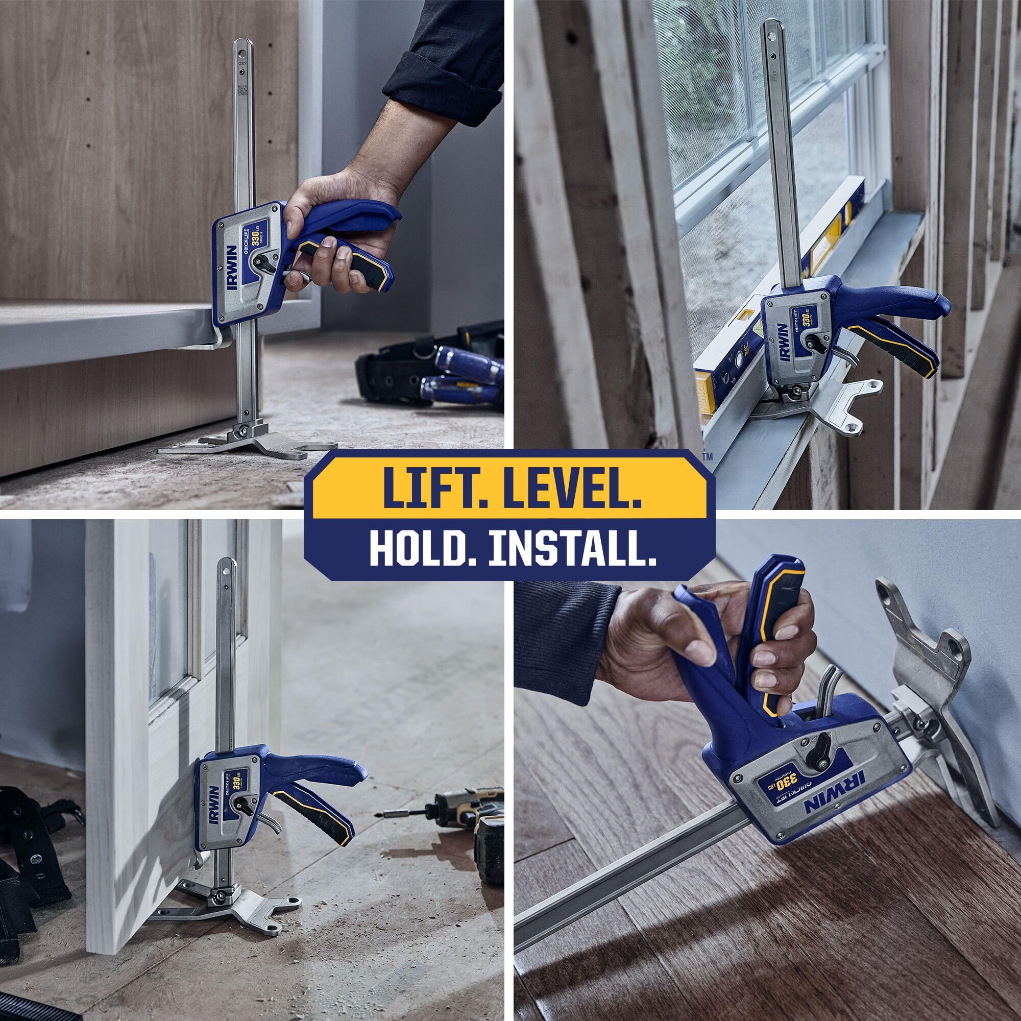 Foto 4 pulgar | Elevador Manual Construction Jacks Irwin Quick-lift, 330 Libras - Venta Internacional.