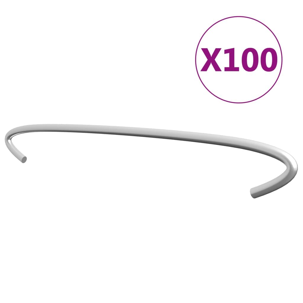 Foto 3 pulgar | Ganchos de Gaviones VidaXL de Acero Galvanizado 100 Piezas 15.7 Pulgadas de Longitud - Venta Internacional