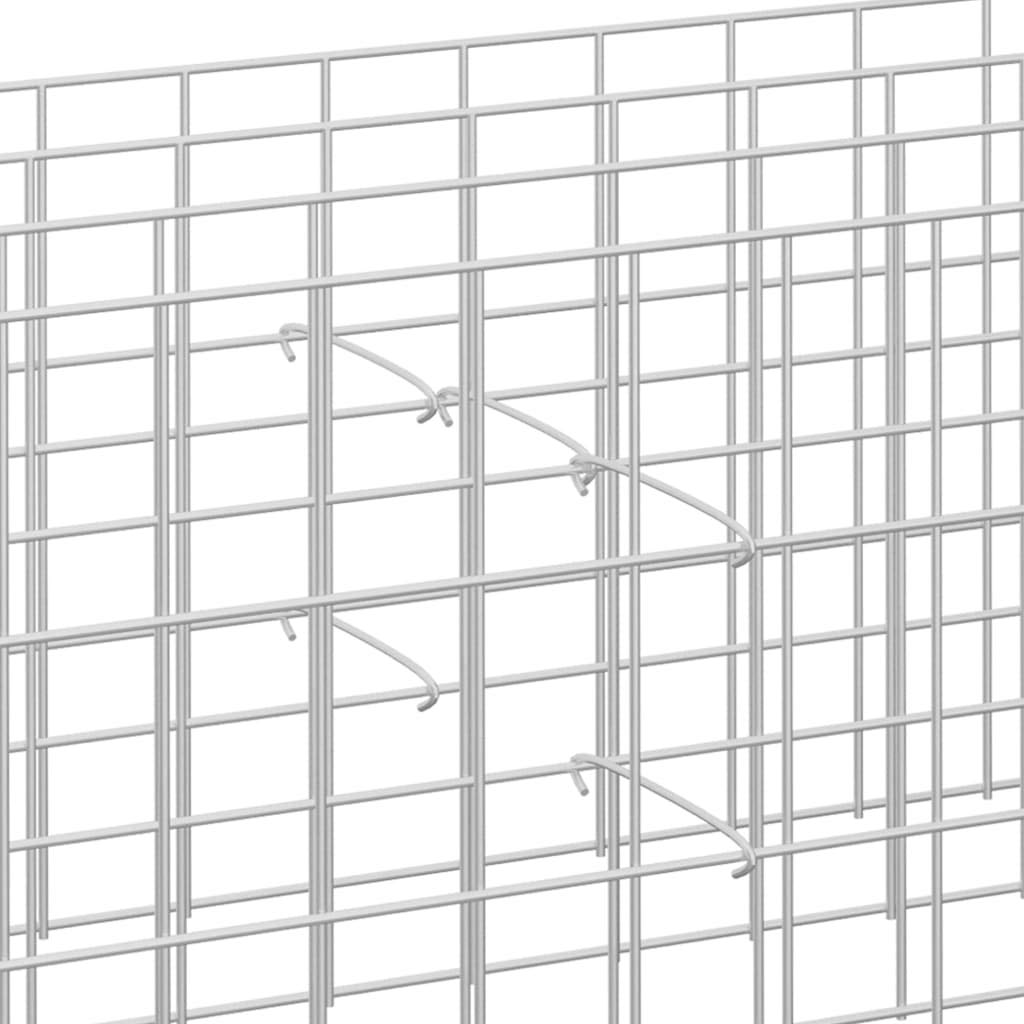 Foto 4 pulgar | Ganchos de Gaviones VidaXL de Acero Galvanizado 100 Piezas 15.7 Pulgadas de Longitud - Venta Internacional
