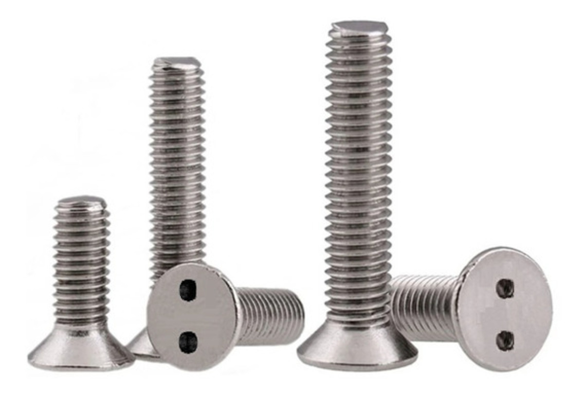 Foto 1 | Tornillo Seguridad Serpiente Metrico Plana 4 X 25 Mm  Caja Con 92 Piezas