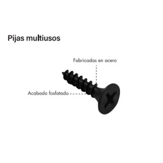 Foto 2 | Pijas Multiusos Fumetax #6 X 1 1/4'' SW-81450632 100 Piezas por Bolsa