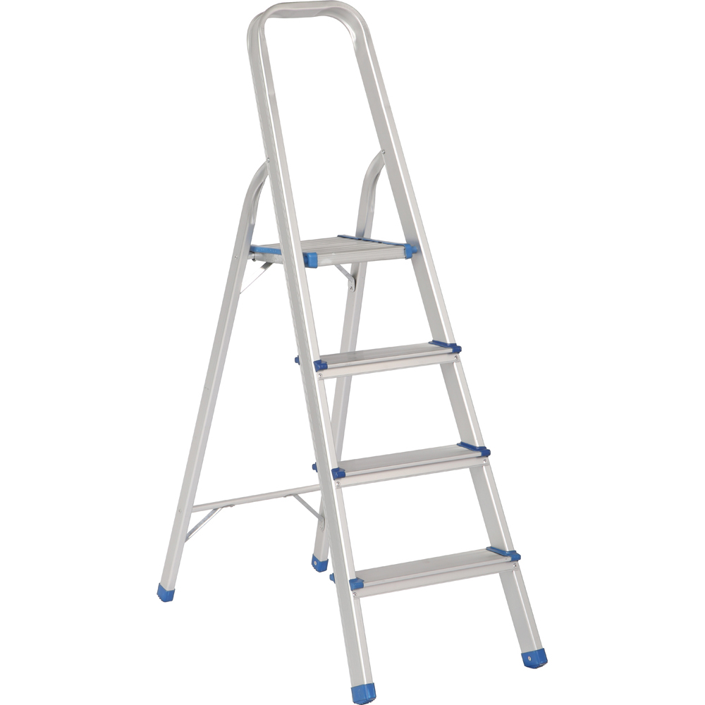 Foto 1 | Escalera Plegables Tipo Taburete De Aluminio Con 4 Peldaños Surtek