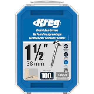 Foto 1 | Tornillos De Bolsillo Kreg Sml-f150-100, Zinc, 3,8 Cm, 100 Unidades - Venta Internacional.