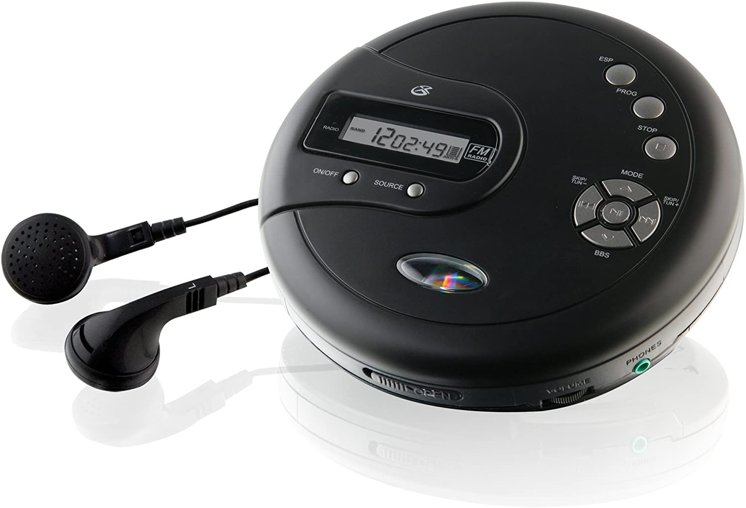 Foto 3 pulgar | Reproductor De Fm Y Cd Antideslizamiento con Pantalla Lcd - Negro - Venta Internacional