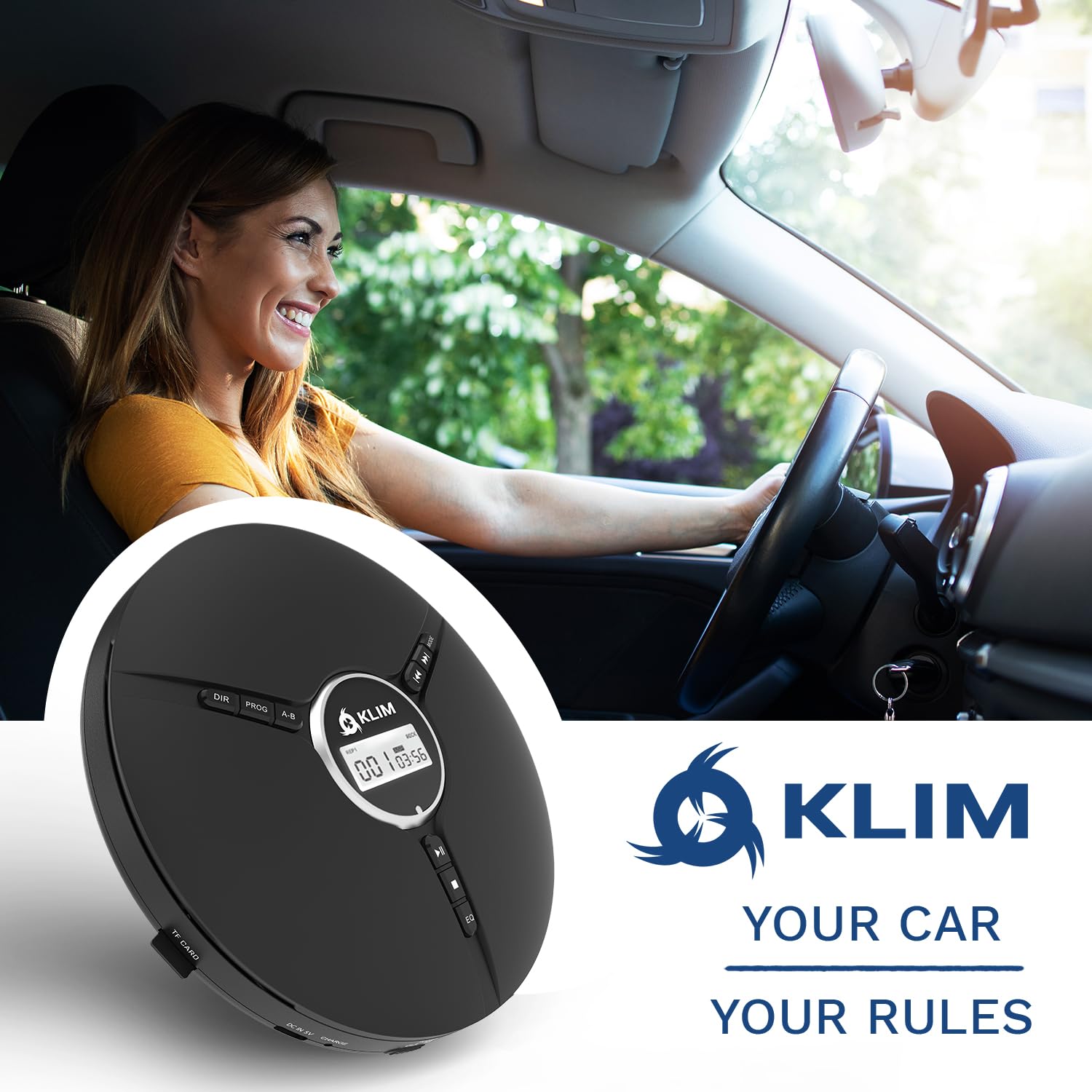 Foto 7 pulgar | Reproductor De Cd Klim Discoman Portátil Con Auriculares 2024 Negro - Venta Internacional.