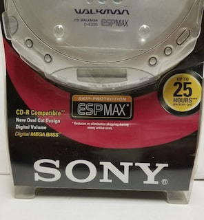 Foto 4 | Reproductor De Cd Sony Walkman D-e220 Espmax Con Adaptador Ac - Plateado/gris - Venta Internacional.