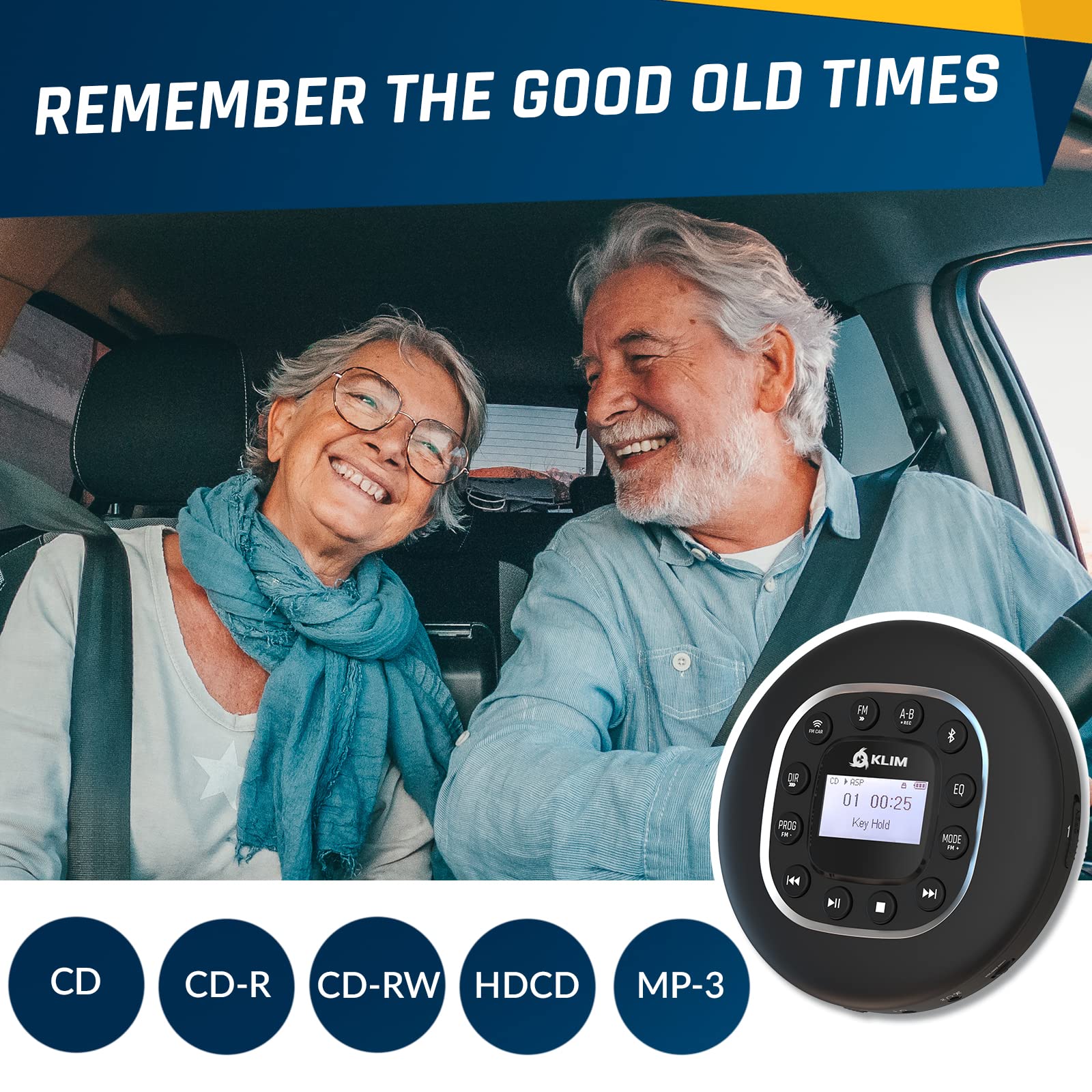 Foto 6 | Reproductor De Cd Portátil Klim Journey + Bluetooth + Radio Fm - Venta Internacional.