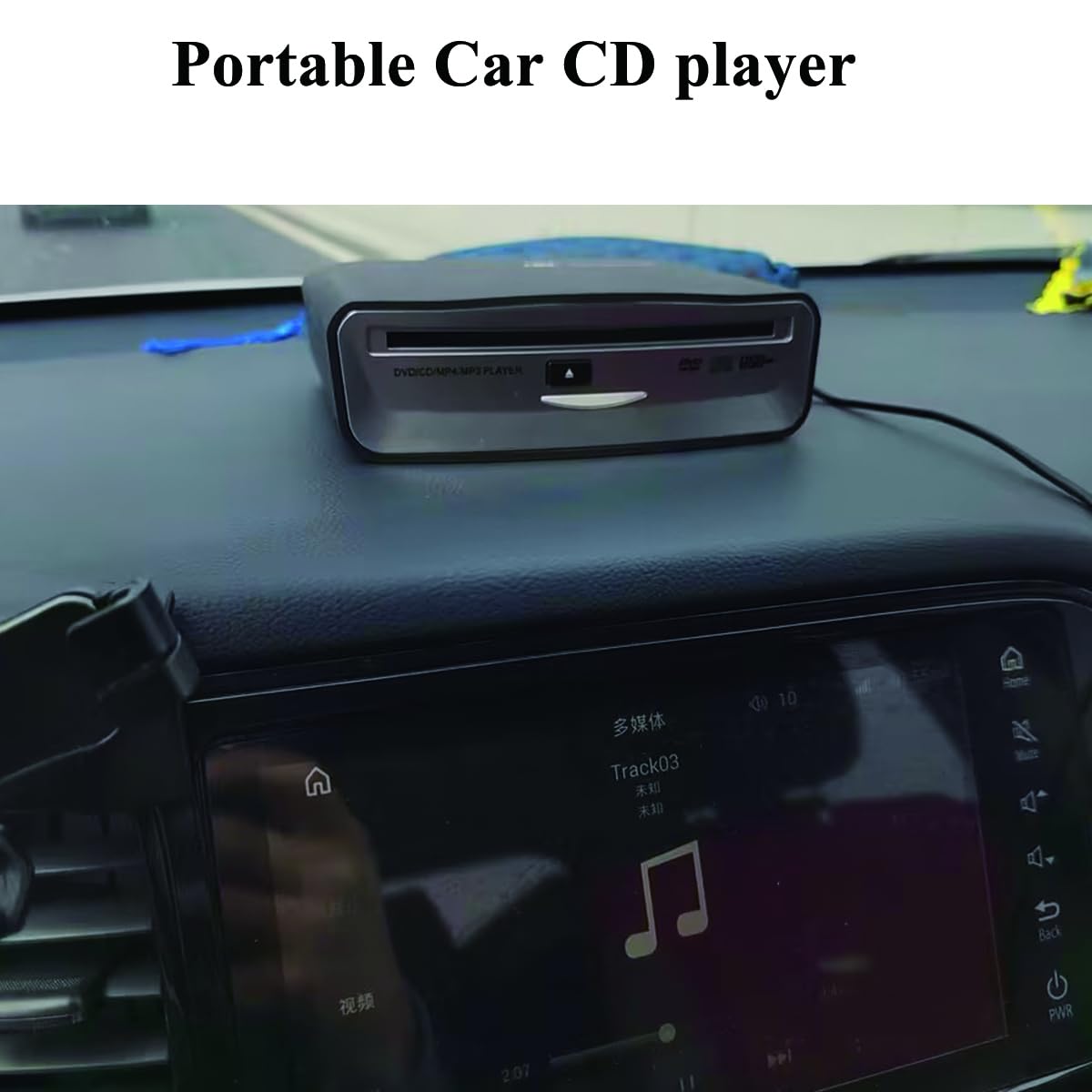 Foto 8 pulgar | Reproductor De Cd Portátil Para Coche Vcd Universal Usb Android 4.4+ - Venta Internacional.