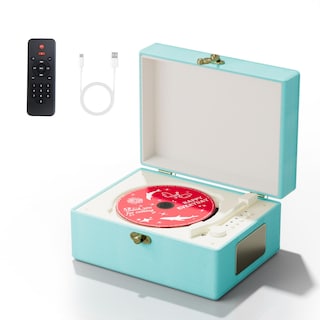 Foto 1 | Reproductor De Cd Yintiny Blue Time Music Box Con Altavoz Recargable - Venta Internacional.