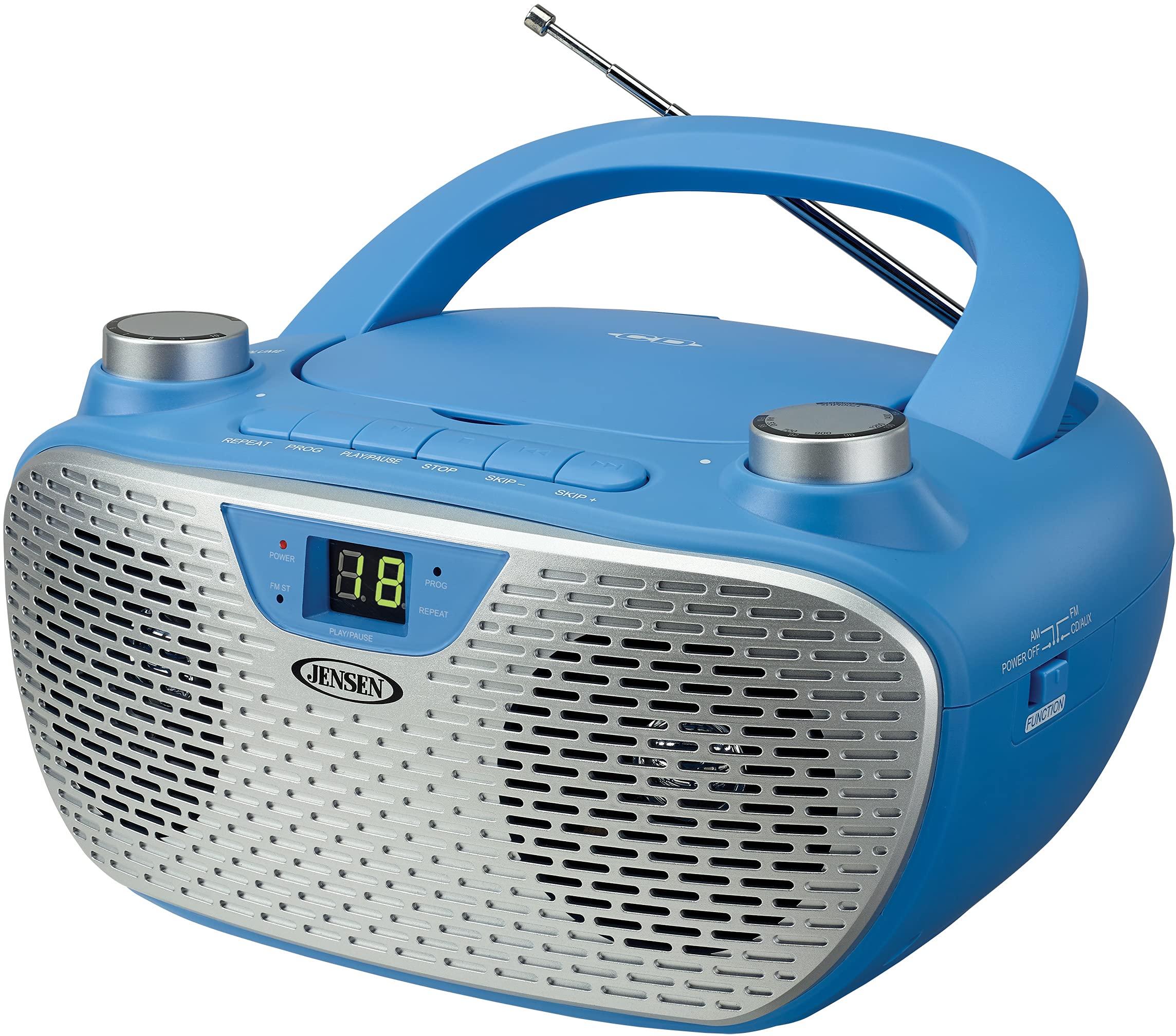 Foto 1 | Reproductor De Cd Estéreo Portátil Jensen Cd-485-bl 1w Con Am/fm - Venta Internacional.