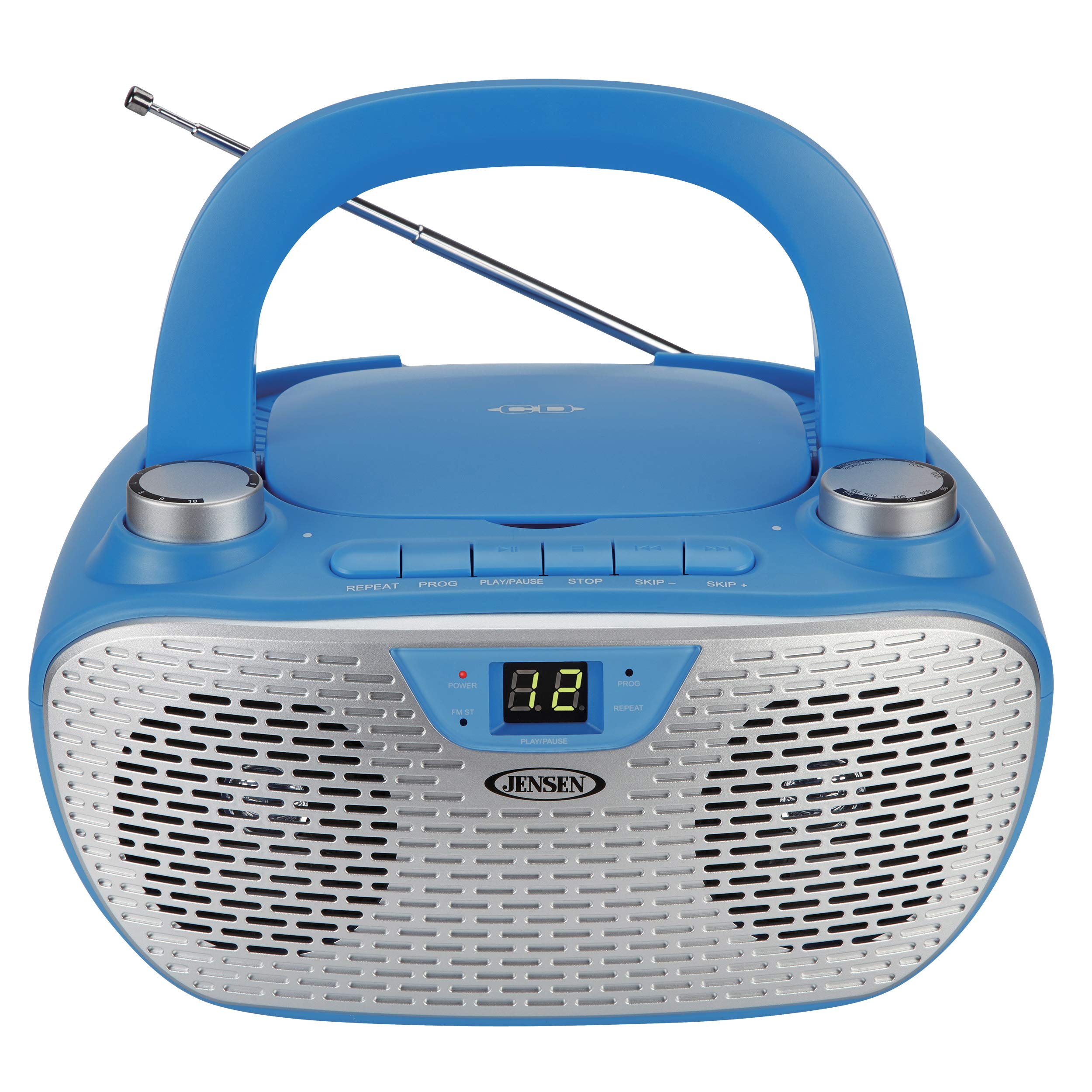 Foto 2 | Reproductor De Cd Estéreo Portátil Jensen Cd-485-bl 1w Con Am/fm - Venta Internacional.