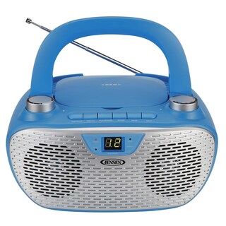 Foto 2 | Reproductor De Cd Estéreo Portátil Jensen Cd-485-bl 1w Con Am/fm - Venta Internacional.