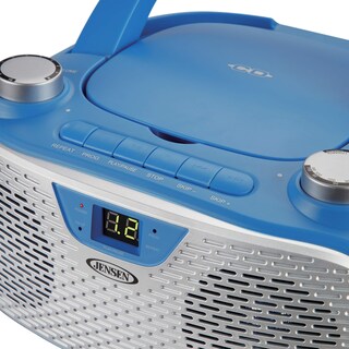 Foto 4 | Reproductor De Cd Estéreo Portátil Jensen Cd-485-bl 1w Con Am/fm - Venta Internacional.