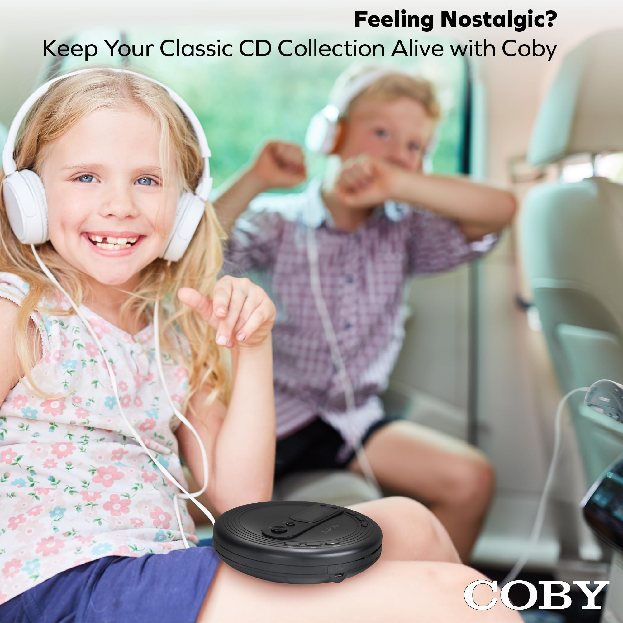 Foto 6 | Reproductor De Cd Portátil Coby Con Auriculares, Radio Fm, Mp3 - Venta Internacional.