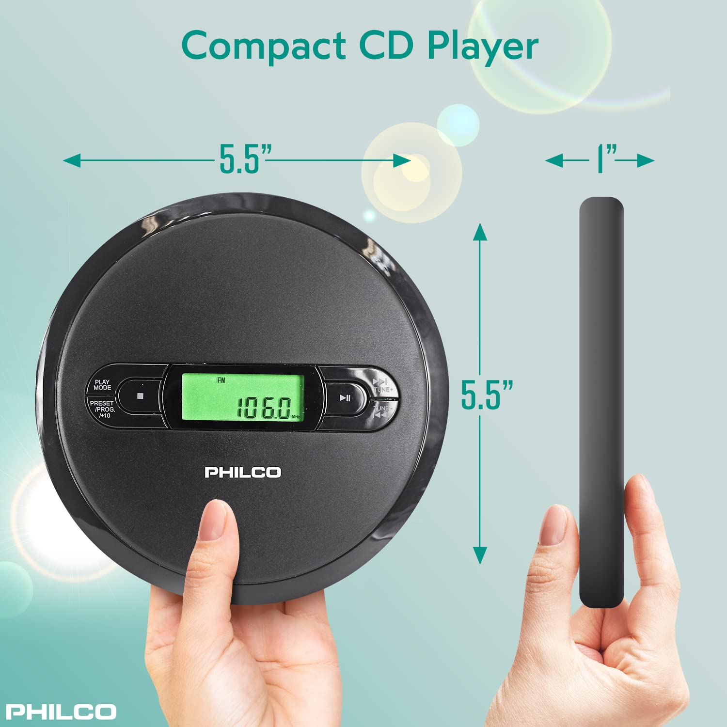 Foto 5 pulgar | Reproductor De Cd Portátil Philco Con Reproducción De Mp3 Y Radio Fm - Venta Internacional.