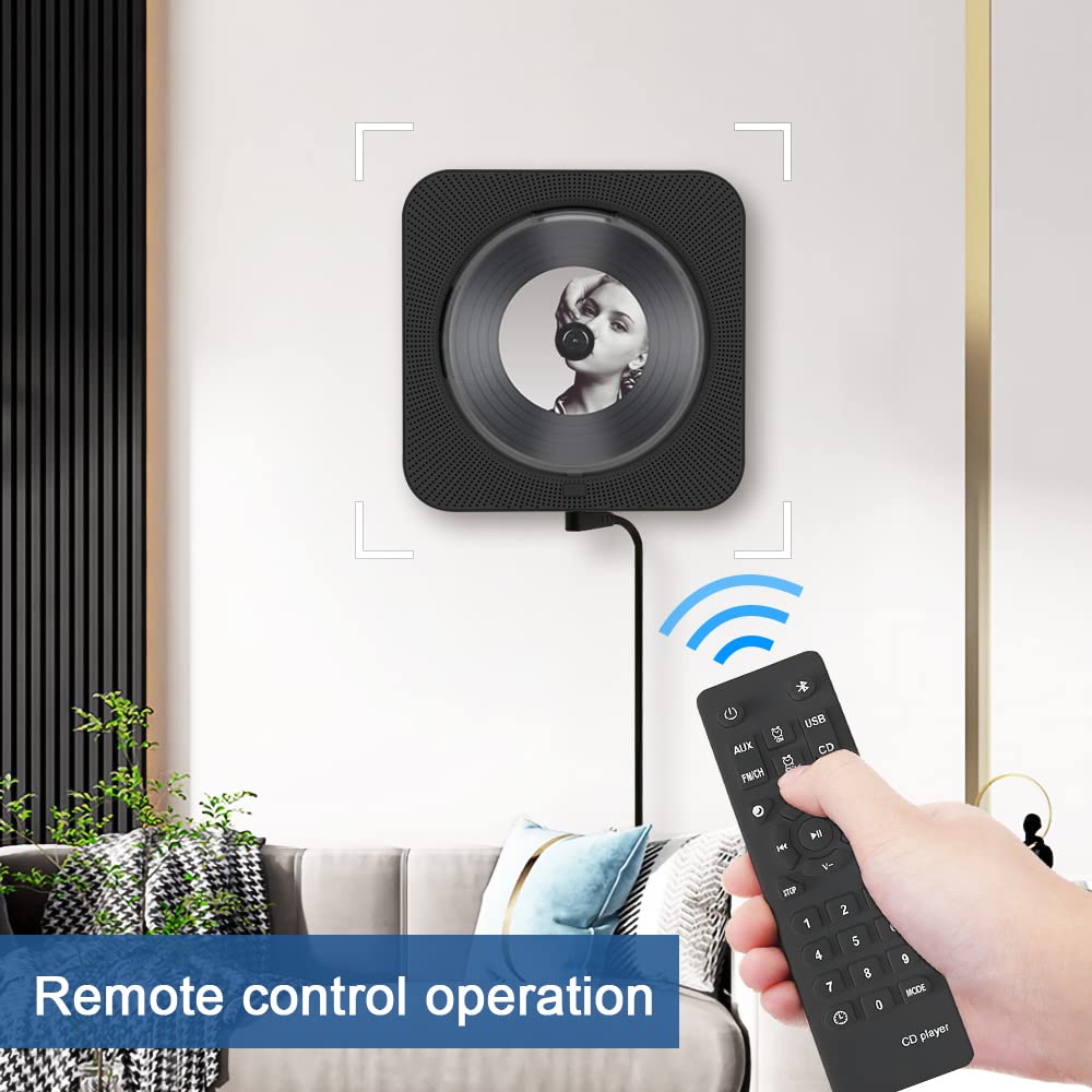 Foto 6 pulgar | Reproductor De Cd Micocious Portátil Con Bluetooth Y Radio Fm Negro - Venta Internacional.