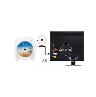 Foto 5 | Reproductor De Cd, Dvd Bluetooth Con Montaje En Pared Color Blanco
