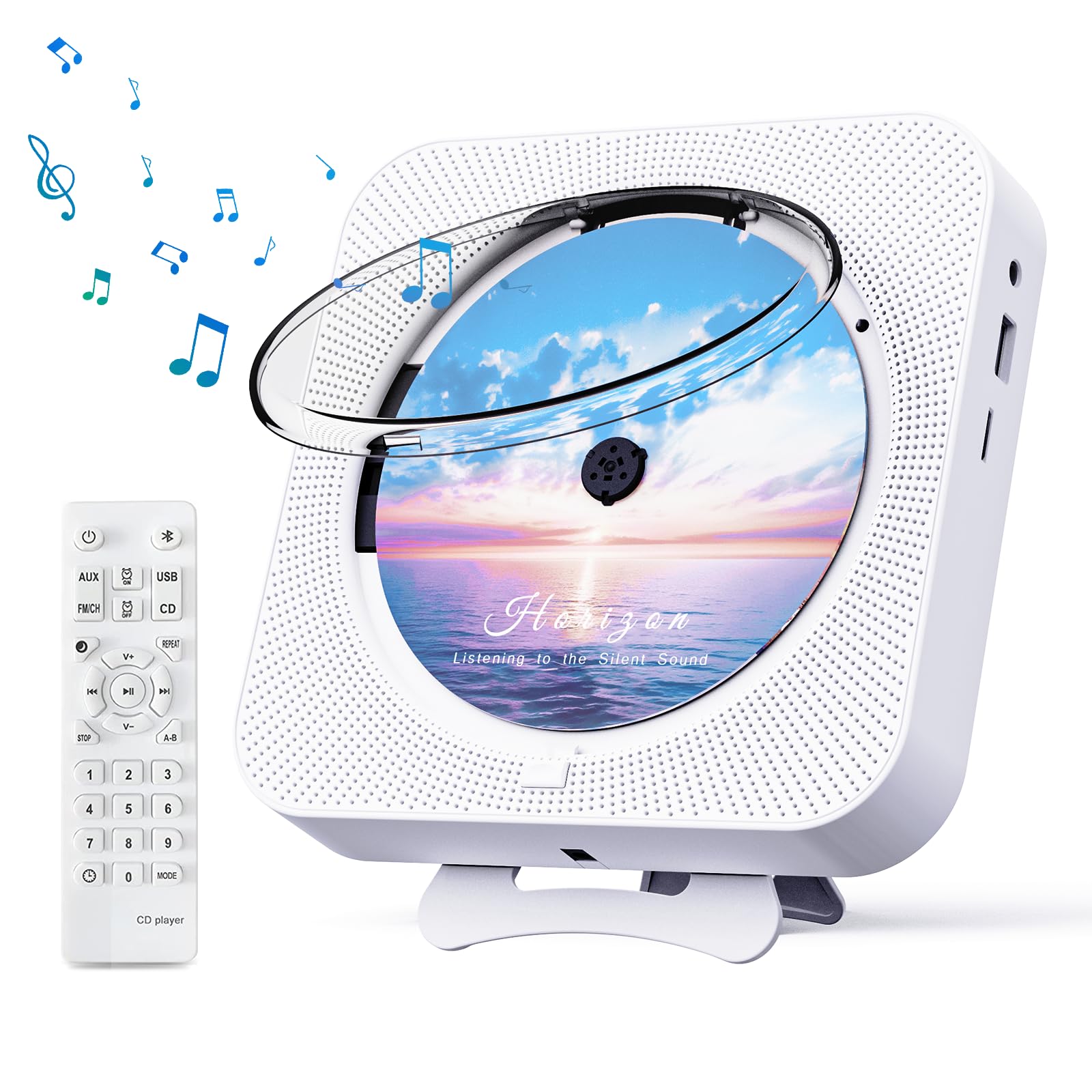 Foto 1 | Reproductor De Cd Portátil Micocious Bluetooth Con Mando A Distancia - Venta Internacional.