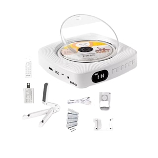 Foto 1 | Reproductor De Cd, Dvd Bluetooth Con Montaje En Pared, Belug Color Blanco