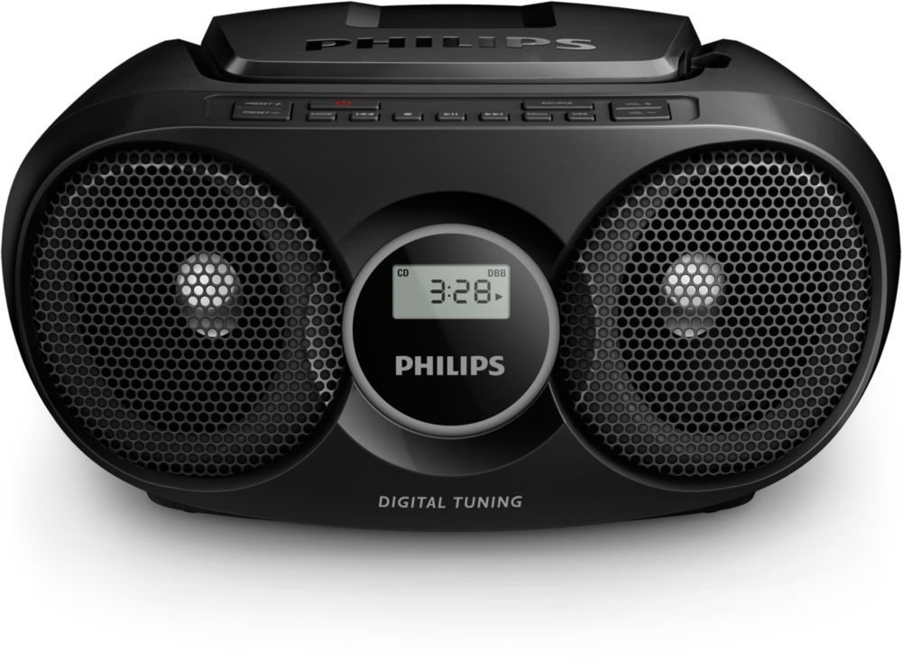 Foto 3 pulgar | Reproductor De Cd Portátil Boombox Radio Reproductor De Cd Combo Philips - Venta Internacional.