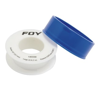 Foto 1 | Cinta Sella Roscas Foy 143330 color Blanco 7M para Sellar Roscas Aluminio