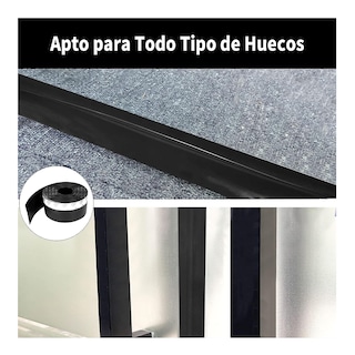 Foto 2 | Tira de Sellado a Prueba de Polvo a Prueba de Viento 3M color Negro 8 Metros
