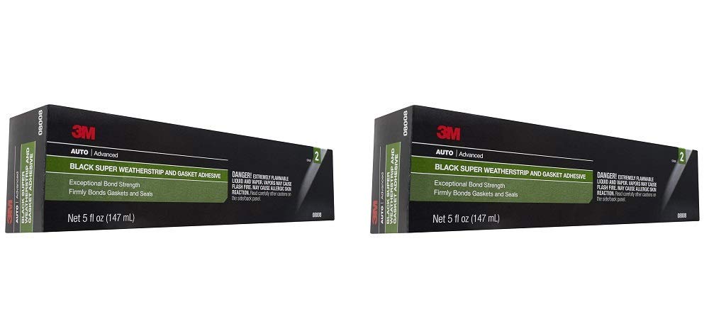 Foto 2 pulgar | Adhesivo Weatherstrip 3m 08008 Black Super 150 Ml (paquete De 2) - Venta Internacional.