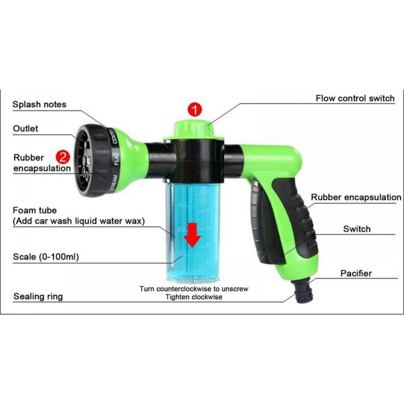 Foto 3 pulgar | Pulverizador De Agua De Jardín Con Espuma En Aerosol - Venta Internacional.