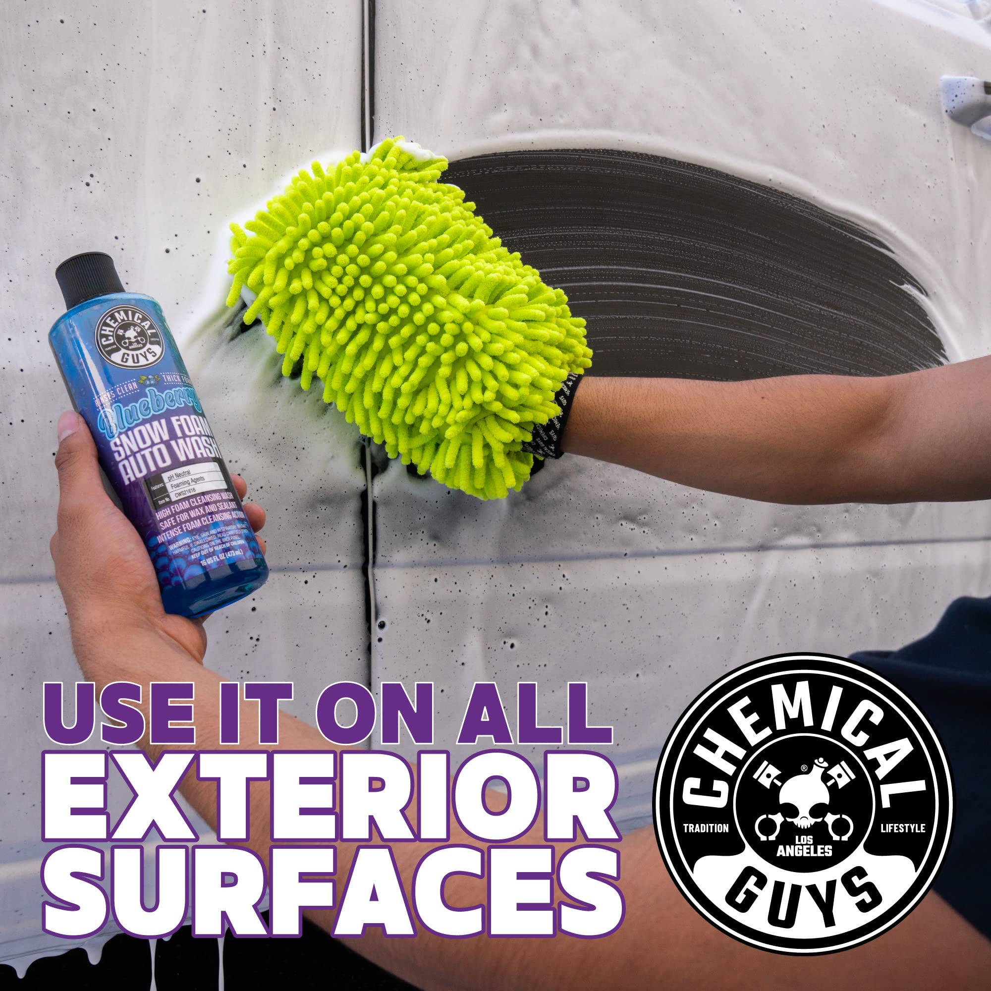 Foto 7 | Jabón Para Lavado De Autos Chemical Guys, Espuma De Nieve Con Arándanos, 473 Ml - Venta Internacional.