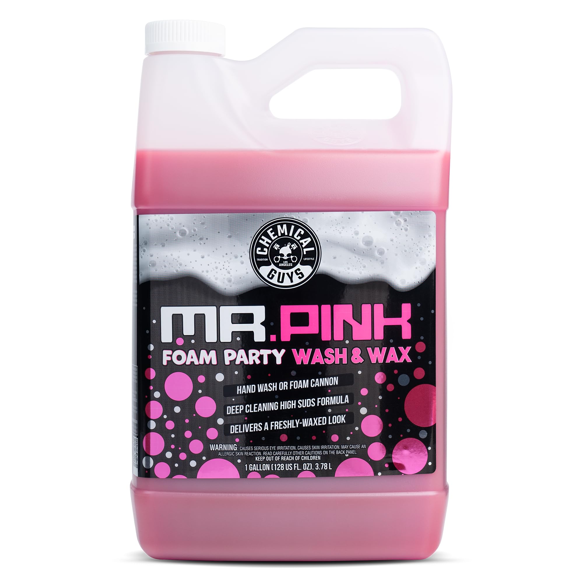 Foam Party Wash & Wax Chemical Guys Mr. Pink 3,8 L, Color Mandarina - Venta Internacional.