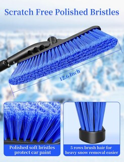 Foto 2 | Snow Brush Heeya 112 Cm Con Raspador Para Parabrisas De Coche, Color Azul - Venta Internacional.