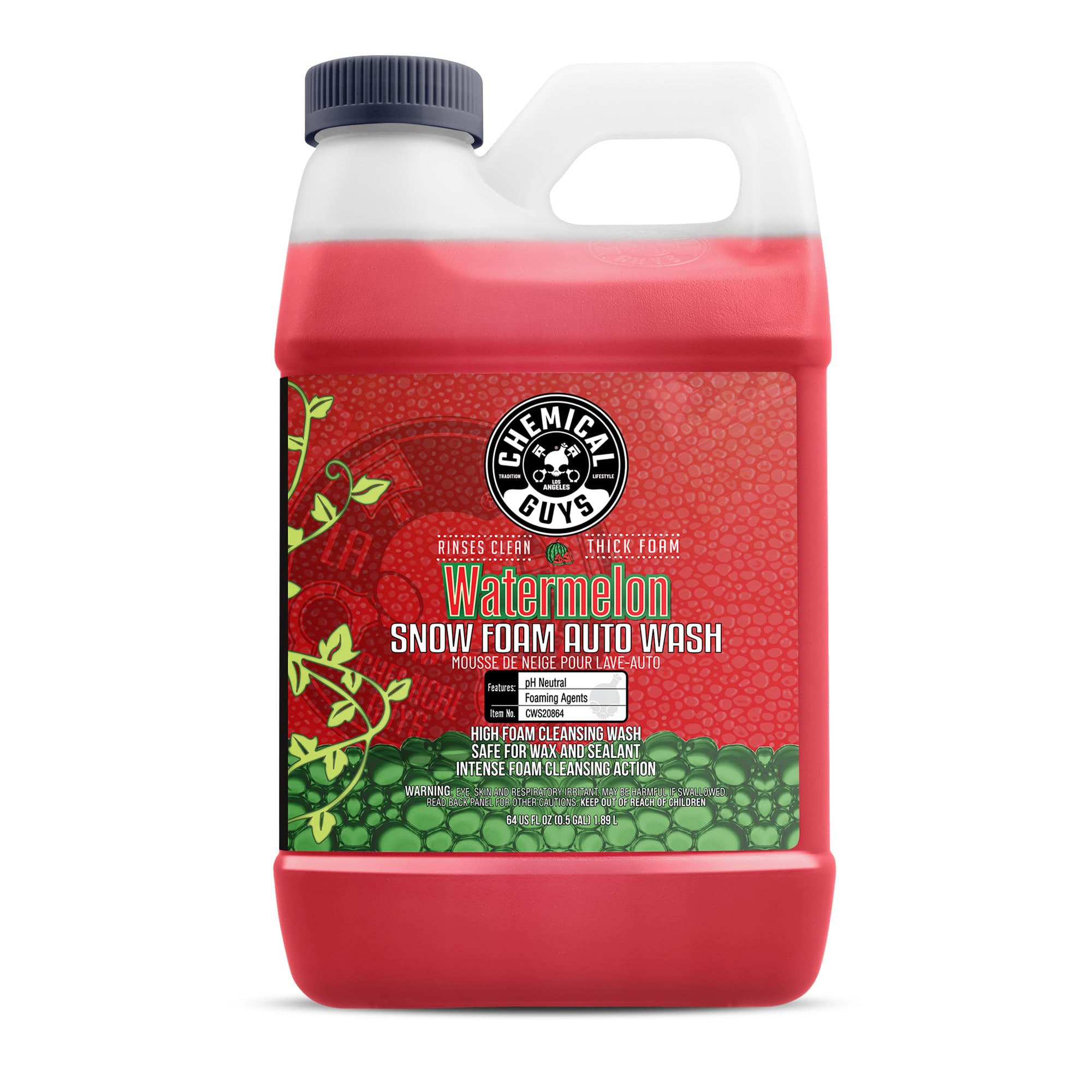 Foto 2 pulgar | Jabón Para Lavado De Coches Chemical Guys, Espuma De Nieve Con Forma De Sandía, 1,89 L - Venta Internacional.