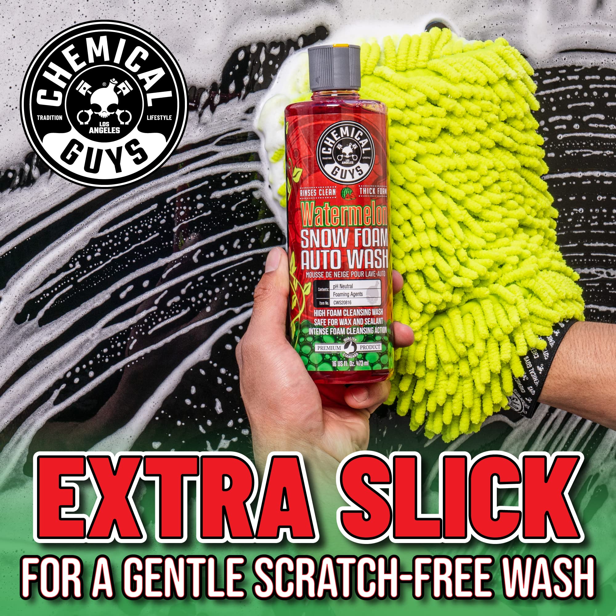 Foto 3 pulgar | Jabón Para Lavado De Coches Chemical Guys, Espuma De Nieve Con Forma De Sandía, 1,89 L - Venta Internacional.