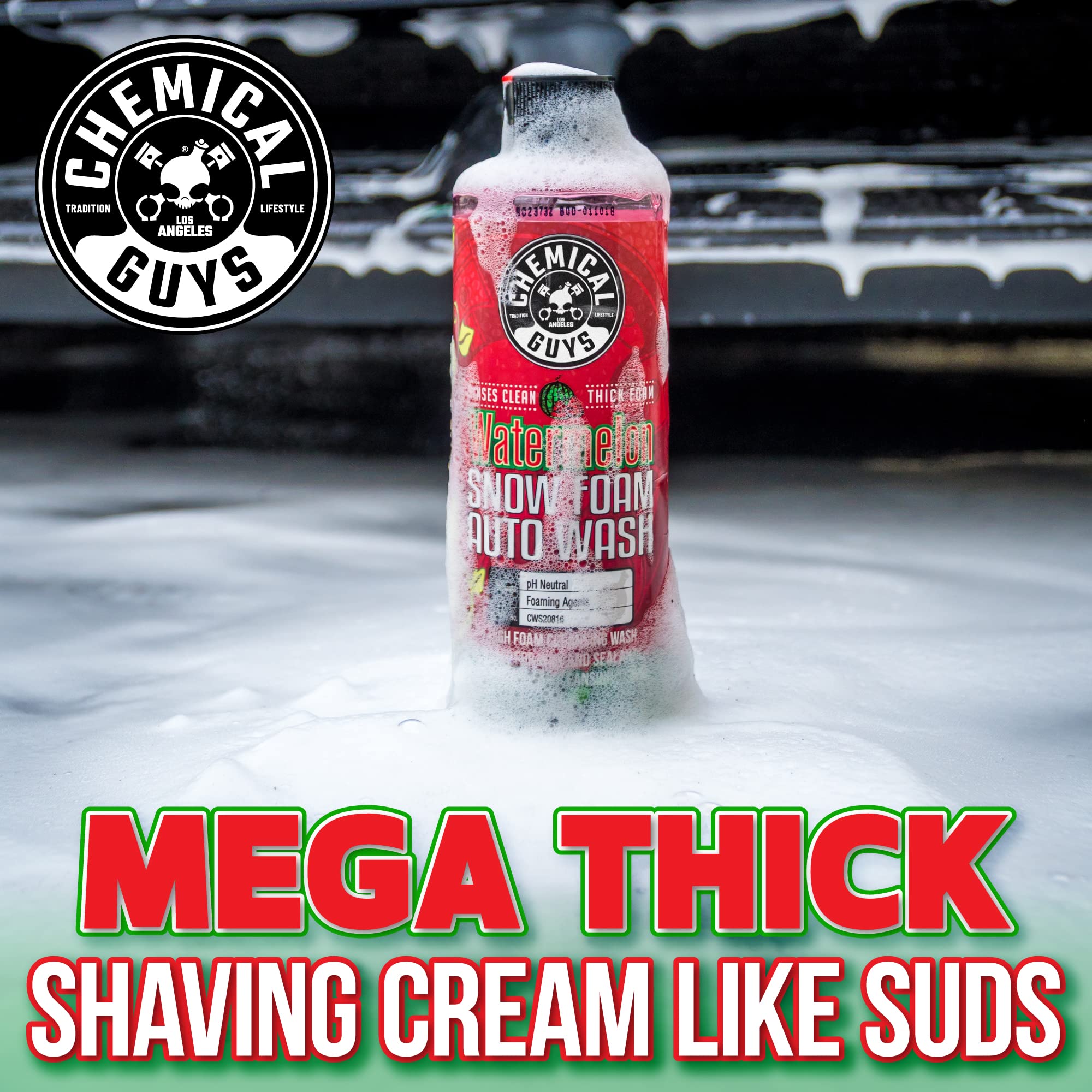 Foto 4 | Jabón Para Lavado De Coches Chemical Guys, Espuma De Nieve Con Forma De Sandía, 1,89 L - Venta Internacional.